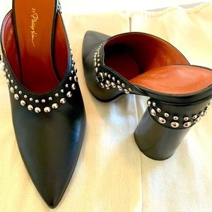 3.1 Phillip Lim Patsy Studded Leather Mules